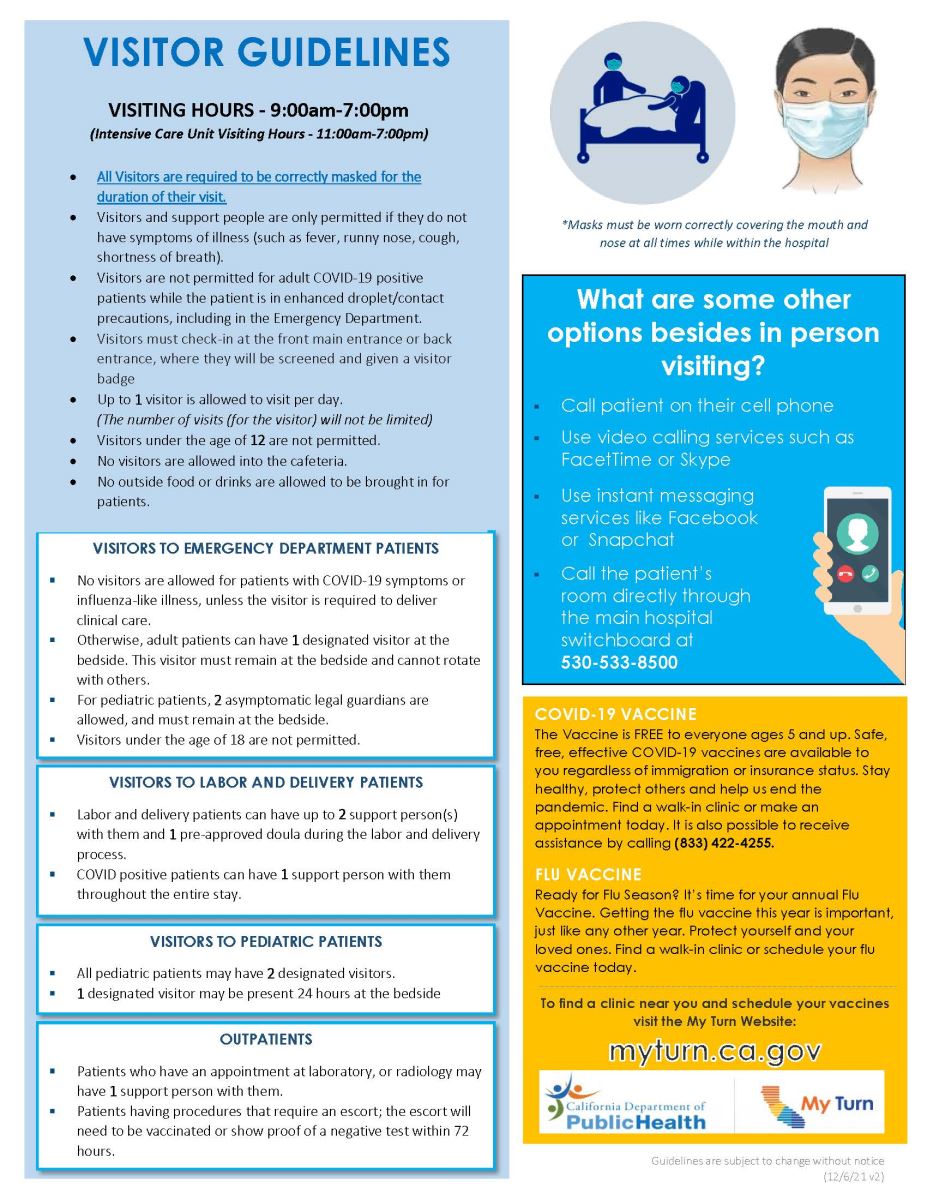 New Hospital Visitation Policy News Article